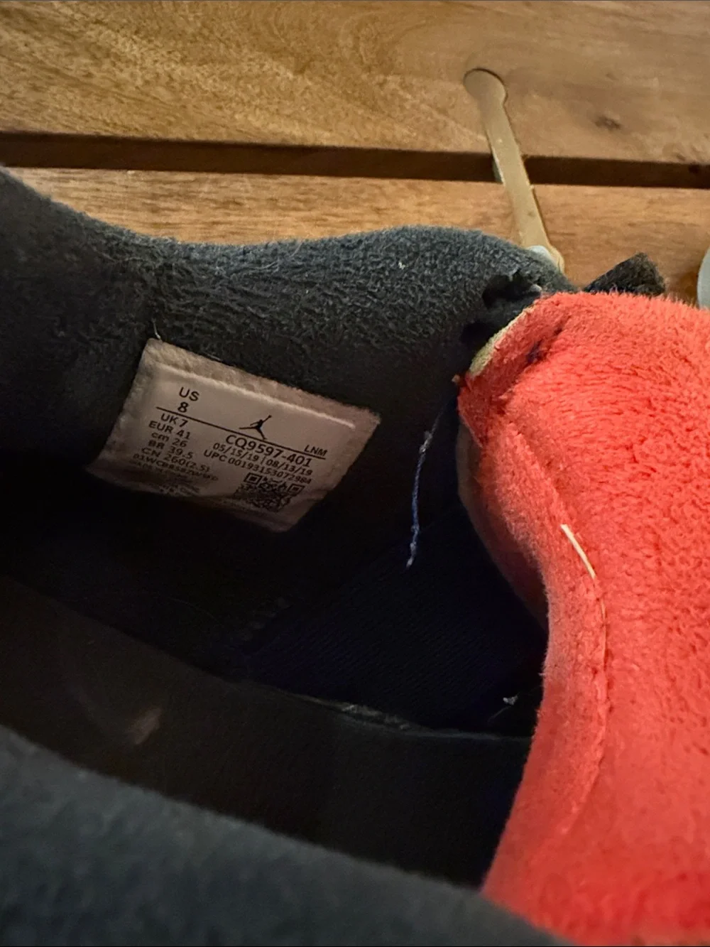 Jordan air size